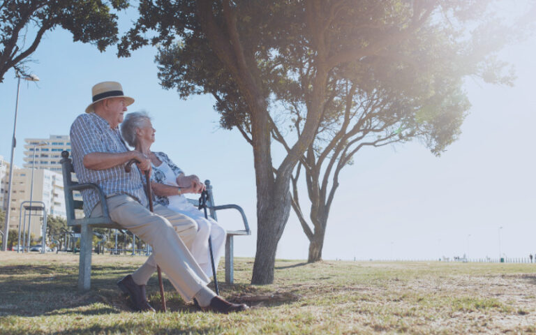 Older couple enjoying retirement