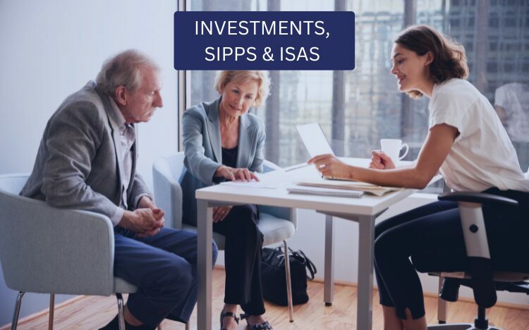 Older couple in meeting with young financial adviser