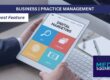 Tablet with Digital Marketing on screen with icons