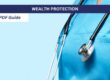 Stethoscope around neck of healthcare professional in blue tunic