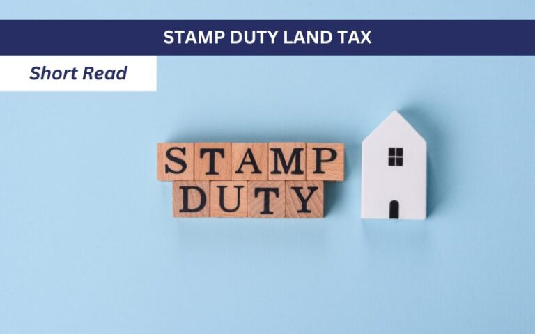 Words Stamp Duty with model house