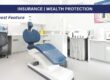 Dentist chair in dental practice room