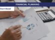 Financial Report and Calculator on desk